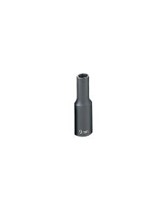 GRE1009MD image(0) - Grey Pneumatic 3/8" Drive x 9mm Deep Socket