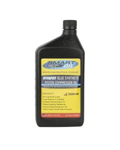 LEGOILPIS102Q image(0) - Legacy Manufacturing Smart Oil™ Whisper Blue Synthetic Air Compressor Oil, 1 Qt.
