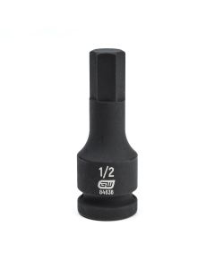KDT84636 image(0) - GEARWRENCH 1/2 Inch Drive Hex Bit Impact SAE Socket 1/2 Inch