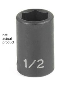 GRE1021M image(0) - Grey Pneumatic 3/8" Drive x 21mm Standard Socket