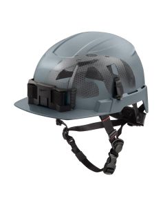 MLW48-73-1381 image(0) - Milwaukee Tool BOLT Gray Front Brim Safety Helmet with IMPACT ARMOR Liner (USA) - Type 2, Class E