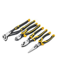 KDT82203-06 image(0) - GEARWRENCH 4 Piece PITBULL Mixed Dual Material Plier Set