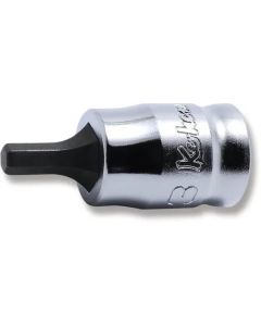 KKN2010MZ-25-3 image(0) - Ko-ken USA 2010MZ.25-3 1/4 Square Drive Bit Socket 3 mm 6 Point Length 25 mm Z-series