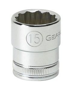 KDT80200 image(0) - GearWrench 1/4 Inch Drive 12 Point Standard Metric Socket 6mm