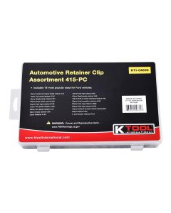 KTI04630 image(0) - K Tool International Automotive Retainer Clip Assortment - 415 Pieces