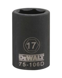 DWTDWMT75106OSP image(0) - DEWALT Dwmt 6Pt 1/2In Dr Im Skt 17 Mm