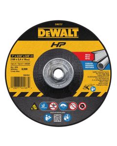 DWTDW8757 image(0) - DEWALT 7-Inch By 3/32-Inch By 5/8-Inch-11 Metal Notching Wheel
