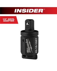 MLW49-16-1667 image(0) - Milwaukee Tool INSIDER Box Ratchet 1/4 Inch Anvil Adapter
