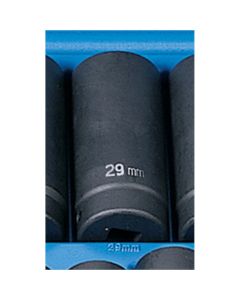 GRE2029MD image(0) - Grey Pneumatic 1/2" Drive x 29mm Deep Socket