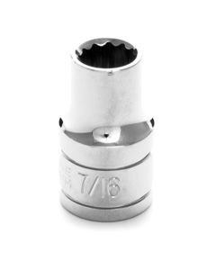 WLMW32514 image(0) - Wilmar Corp. / Performance Tool 1/2" Drive 7/16" 12pt Socket