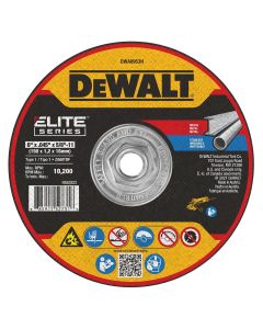 DEWALT ELITE SERIES 6 In x .045 in Ceramic Abrasive Chop / Cut-Off Blade with 5/8 in Arbor For Stainless & Mild Steel Cutting (1 Pack)