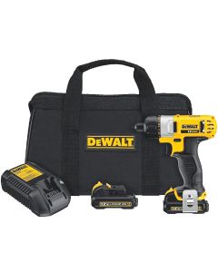 DWTDCF610S2 image(0) - DeWalt 12V MAX* 1/4 in Screwdriver Kit