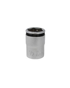 KKN3450A-1-2 image(0) - Ko-ken USA 3/8 Sq. Dr. SAE Nut Grip Chrome Socket in 1/2