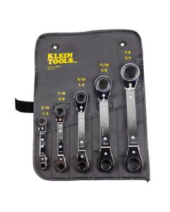 Klein Tools Reversible Ratcheting Box Wrench, 3/4 x 7/8-Inch