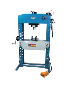 BLI1004859 image(0) - Baileigh HSP-75A - 75 Ton Air/Hand Operated H-Frame Press, 9-3/4" Stoke, CE Approved