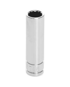 WLMW38614 image(0) - Wilmar Corp. / Performance Tool 3/8" Drive 7/16" 12pt Deep Socket