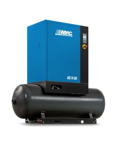 ABAAS5501TM image(0) - Piston Technology 5 HP 71 Gallon Tank Mount 150 PSI Screw Compressor, 17.4 CFM 230 Volt, Single Phase, 60 Hz, 63 dBA