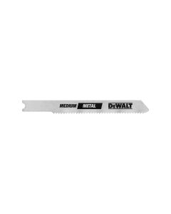 DWTDW3728-5 image(0) - DEWALT 3" 14 TPI U-Shank Thick Metal Cutting Cobalt Steel Jig Saw Blade