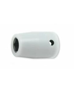 KKN13400M-10FR image(0) - Ko-ken USA 13400M-10FR 3/8 Sq. Dr. Socket with Plastic Protector 10mm 6 point Length 33.3mm Turnable POM cover