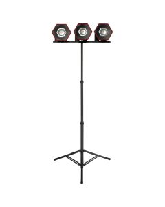 MXN10153 image(0) - Maxxeon LUMENATOR Series Heavy Duty Triple Head Telescopic Tripod