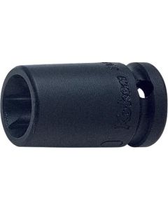 KKN12425-E10 image(0) - Ko-ken USA 12425-E10 1/4 Square Drive Impact TORX E10 Socket - Length 23 mm