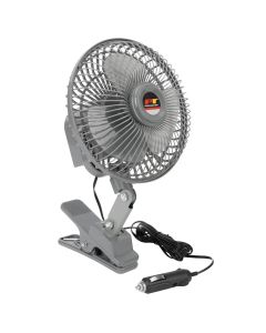 WLMW1658 image(0) - Wilmar Corp. / Performance Tool 12V Oscillating Fan w/Clamp