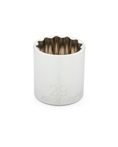 KDT80683 image(0) - GEARWRENCH 1/2 Inch Drive 12 Point Standard Metric Socket 29mm