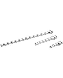 WLMW38157 image(0) - Wilmar Corp. / Performance Tool 3 Piece 3/8" Drive Wobble Extension Set