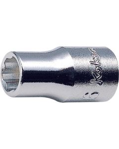 KKN2410M-14 image(0) - Ko-ken USA 2410M-14 1/4 Square Drive Socket 14 mm Surface Length 24 mm
