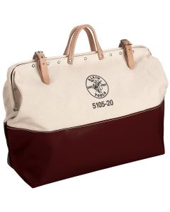 KLE5105-20 image(0) - Klein Tools High-Bottom Canvas Tool Bag, 20-Inch