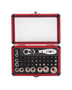 SUN9732 image(1) - SUNEX 44-Piece Mini 1/4 in. Drive Dual Flex