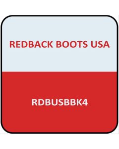 RDBUSBBK4 image(0) - Redback Boots USA Black Slip-On Steel Toe  Leather Boot, 4