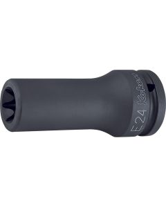 KKN16325-E18 image(0) - Ko-ken USA 16325-E18 3/4 Sq. Dr. Impact Deep TORX E18 Socket - Length 100mm