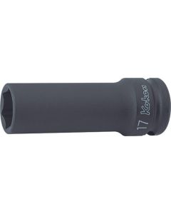 KKN14301M-28 image(0) - Ko-ken USA 14301M-28 1/2 Sq. Dr. Socket 28mm 6 point Length 85mm Thin walled