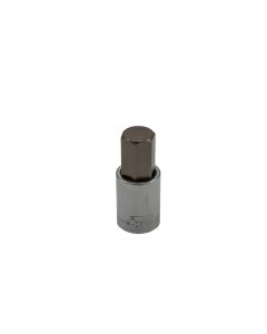 VIMHMS-19MM image(0) - VIM Tools 19 mm Hex Bit, Satin Chrome 1/2 Inch Square Drive Bit Holder