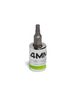 GETGEBSMH4RPT image(0) - Grip Edge Tools 4mm 3/8" Dr Short RPT Hex Bit Socket