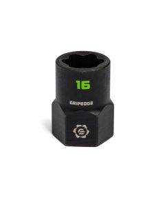 GETXBM16 image(0) - Grip Edge Tools 16mm 3/8" Dr RPT Socket Extractor with FORS (Standard Length)