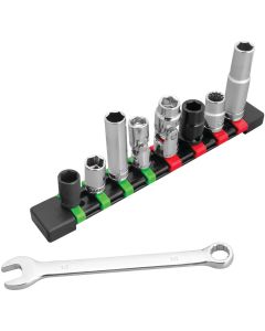 WLMW39001 image(1) - Wilmar Corp. / Performance Tool 9 Piece Master 10mm Socket & Wrench Set