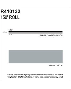 SHR410132 image(0) - SHARPLINE CONVERTING INC MS, 3/16" X 150'; Pewter Metallic