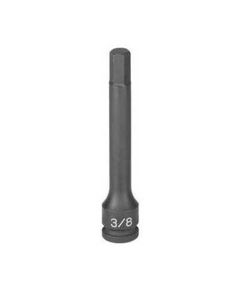 Grey Pneumatic 3/8" Drive x 1/2" Hex Driver 4" Length