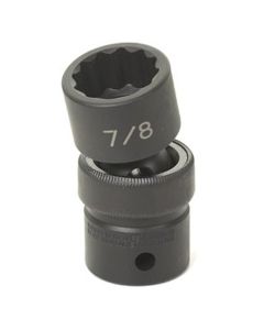GRE2120U image(0) - Grey Pneumatic 1/2" Drive x 5/8" Standard Universal- 12 Point Socket