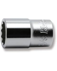 KKN2405A-3-8 image(0) - Ko-ken USA 2405A-3/8 1/4 Square Drive Socket 3/8 12 Point Length 22 mm