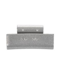 PWWT025S image(0) - Wegmann Automotive 0.25 oz Zinc Coated Clip-on TS Gray Series Wheel Weight (Box of 25)