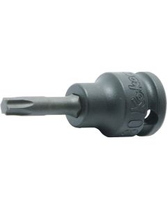 KKN13025-50-T30 image(0) - Ko-ken USA 13025.50-T30 3/8 Sq. Dr. Impact TORX T30 Bit Socket - Length 50mm