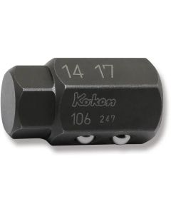 KKN106-14HX17H image(0) - Ko-ken USA 106-14HX17H Bit 12 mm x 13 mm Hex x Hex Length 32 mm