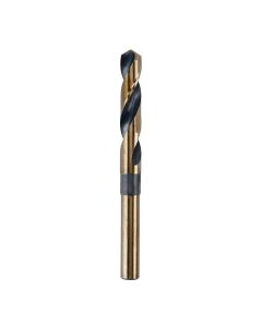DWTDW1620 image(0) - DEWALT 9/16-Inch Black Oxide 1/2-Inch Shank Reduced Shank Twist Drill Bit