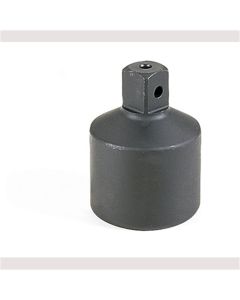 GRE5008A image(0) - Grey Pneumatic #5 Spline Female x 3/4" Male Adapter with Pin Hole