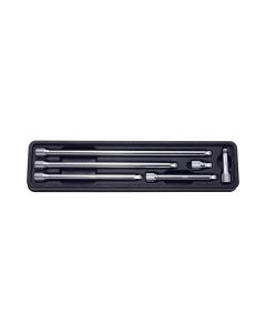 KKNPK2763-6 image(0) - Ko-ken USA 1/4 Sq. Dr. Wobble-Fix Extension Bar Set 28-250mm ABS Tray  6 pieces