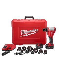 MLW2676-22 image(0) - Milwaukee Tool M18 FORCE LOGIC 10T Knockout Tool 1/2" - 2" Kit
