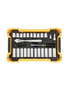 DWTDWMT45403 image(0) - DeWalt 85 Piece Mechanics Tool Set with ToughSystem Trays